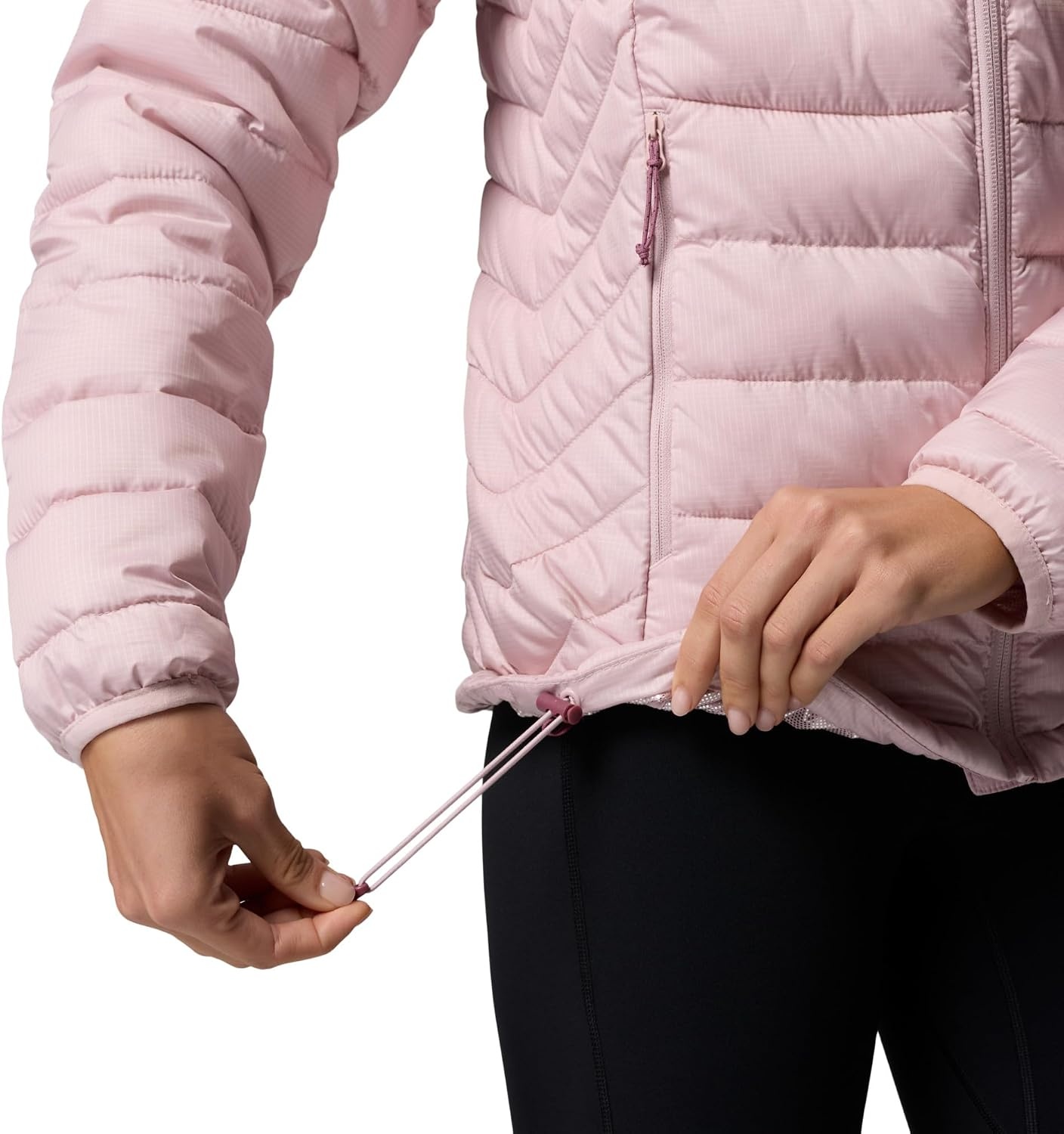 image:imageColumbia Womens Powder Lite II Hooded JacketMineral Pink Ripstop
