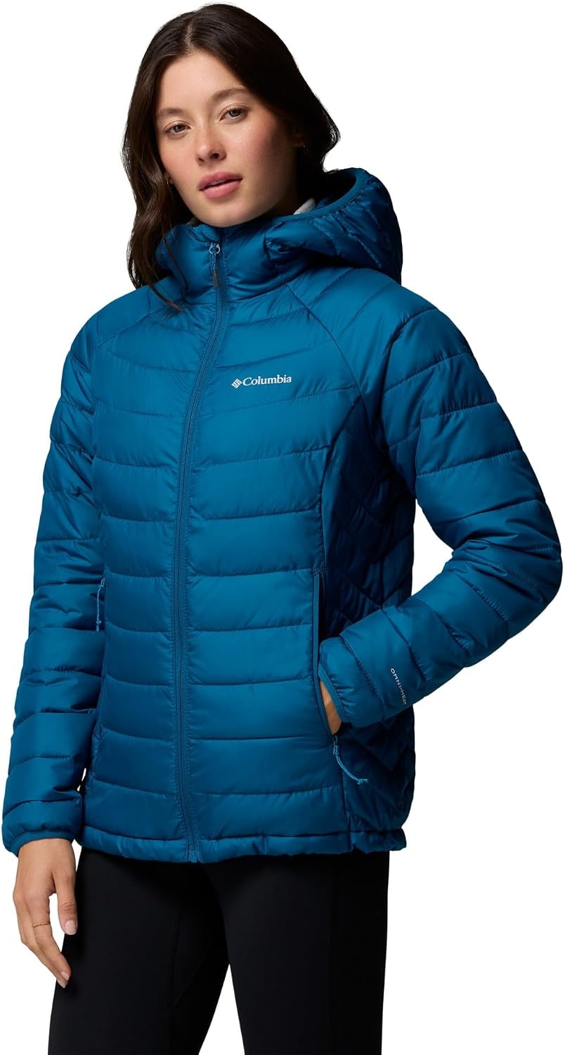 image:imageColumbia Womens Powder Lite II Hooded JacketPhoenix Blue
