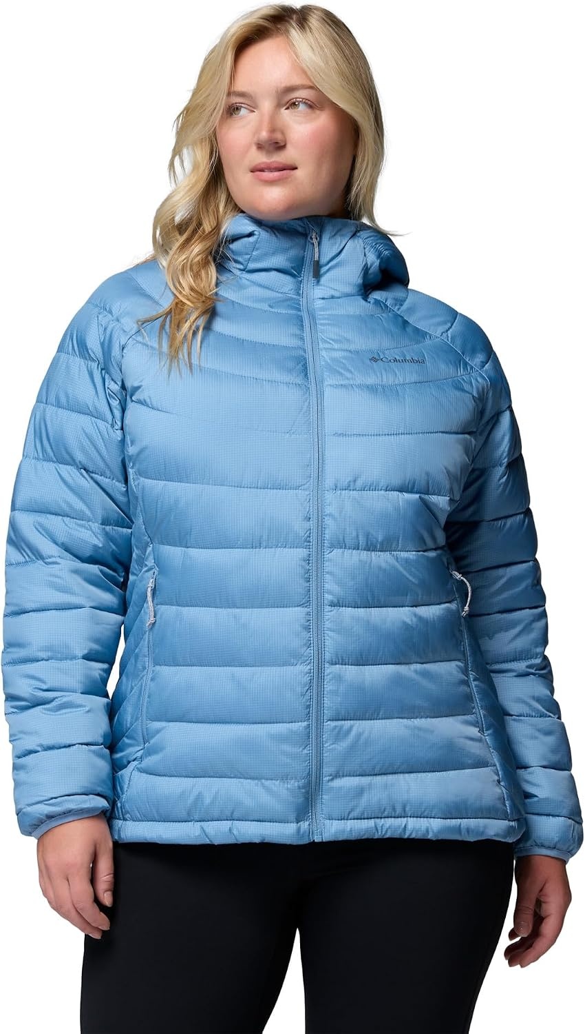 image:imageColumbia Womens Powder Lite II Hooded JacketRainy Day Ripstop