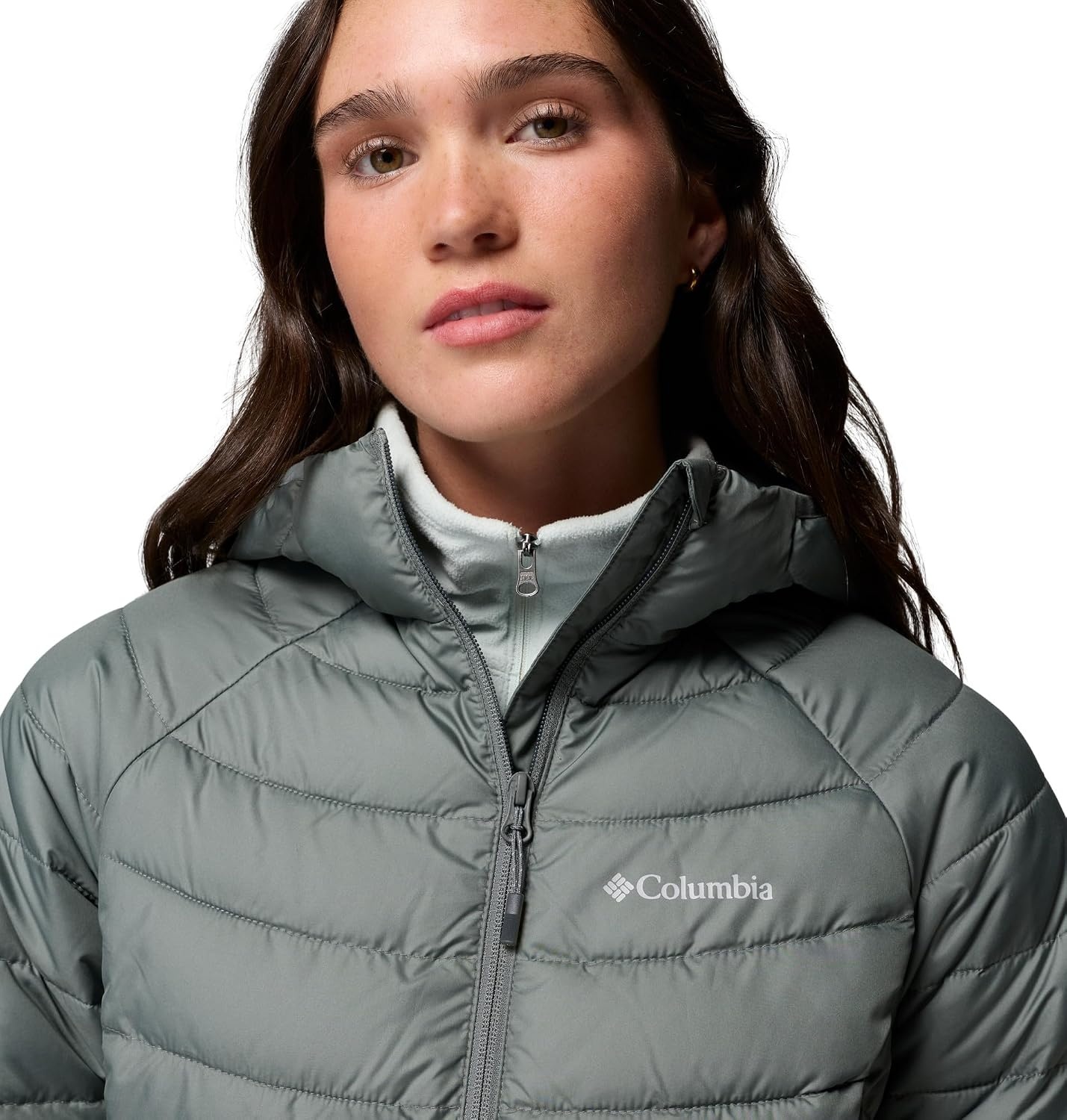 image:imageColumbia Womens Powder Lite II Hooded JacketSedona Sage