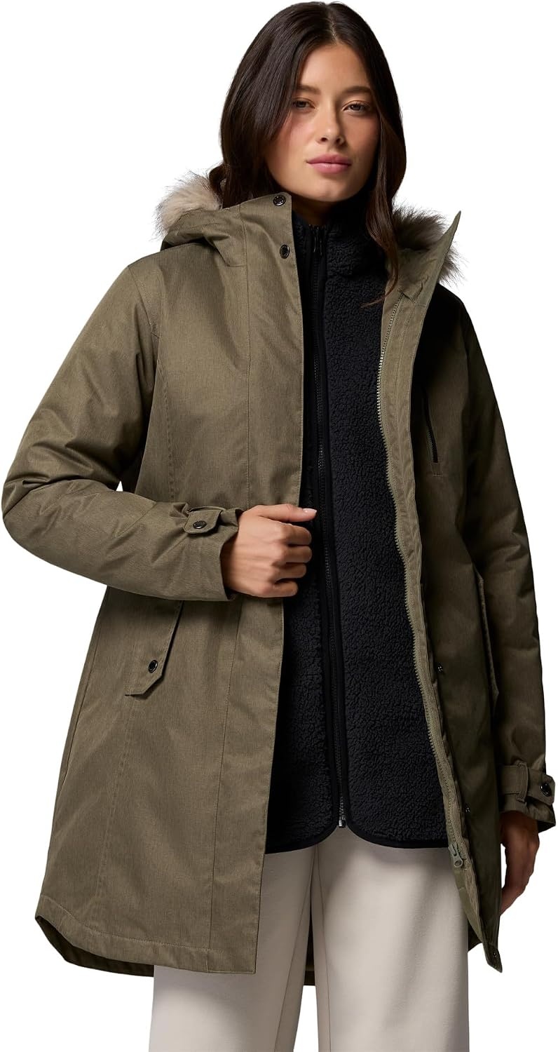 image:imageColumbia Womens Suttle Mountain Interchange JacketStone Green