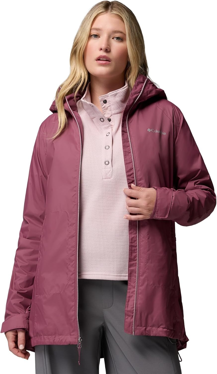 image:imageColumbia Womens Switchback II Lined Long JacketAntique Mauve