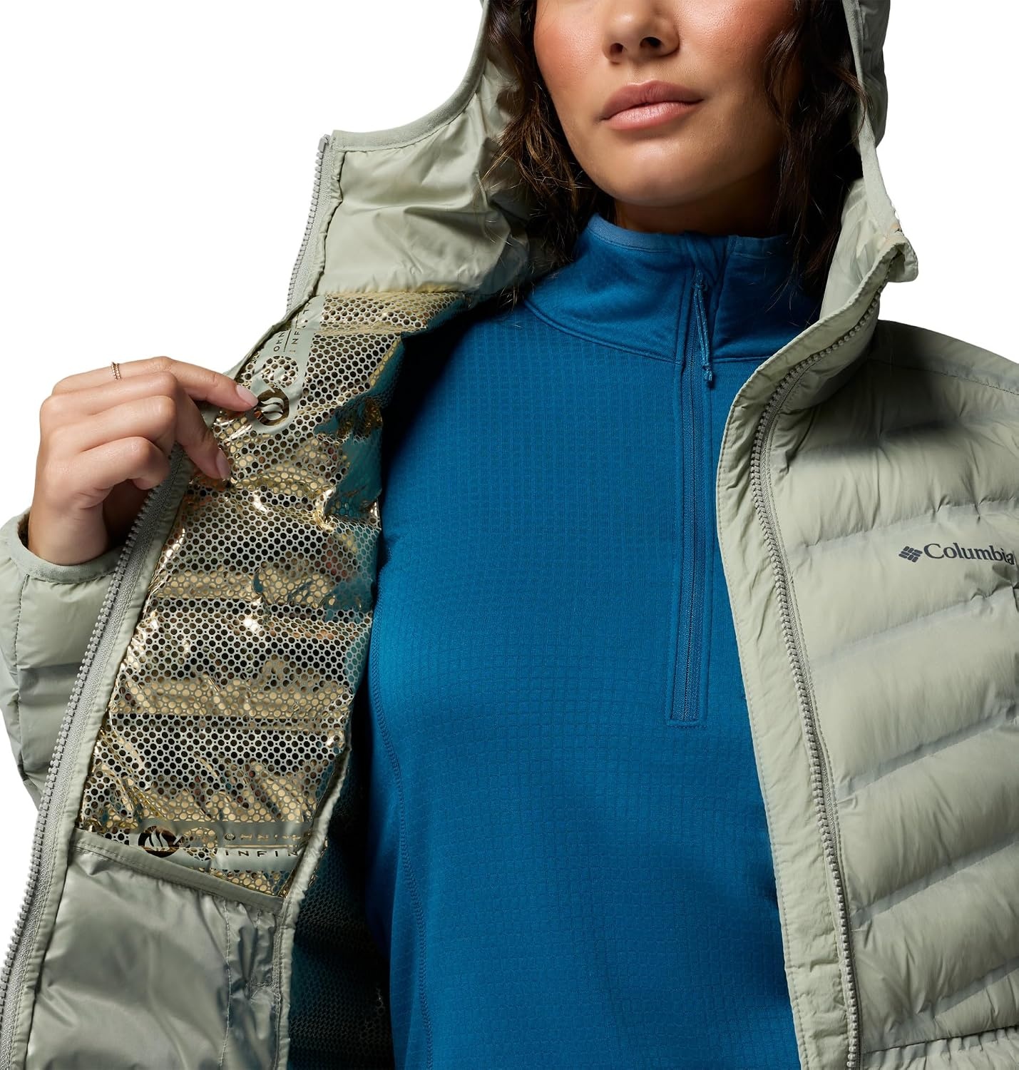 image:imageColumbia Womens Terwilliger Trail Heat Seal Hooded JacketSafari