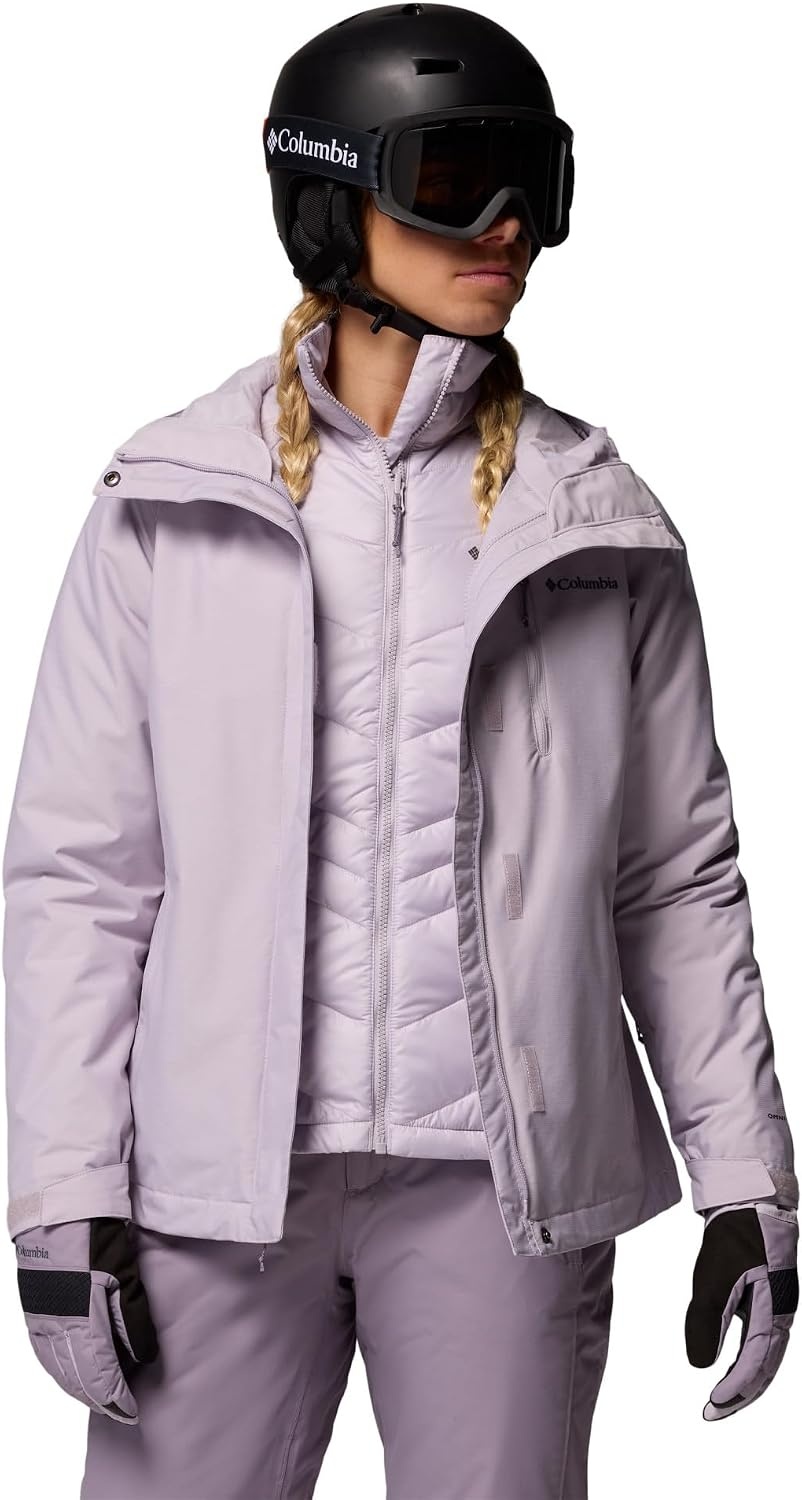 image:imageColumbia Womens Whirlibird V Interchange JacketLavender Pearl Cross Dye
