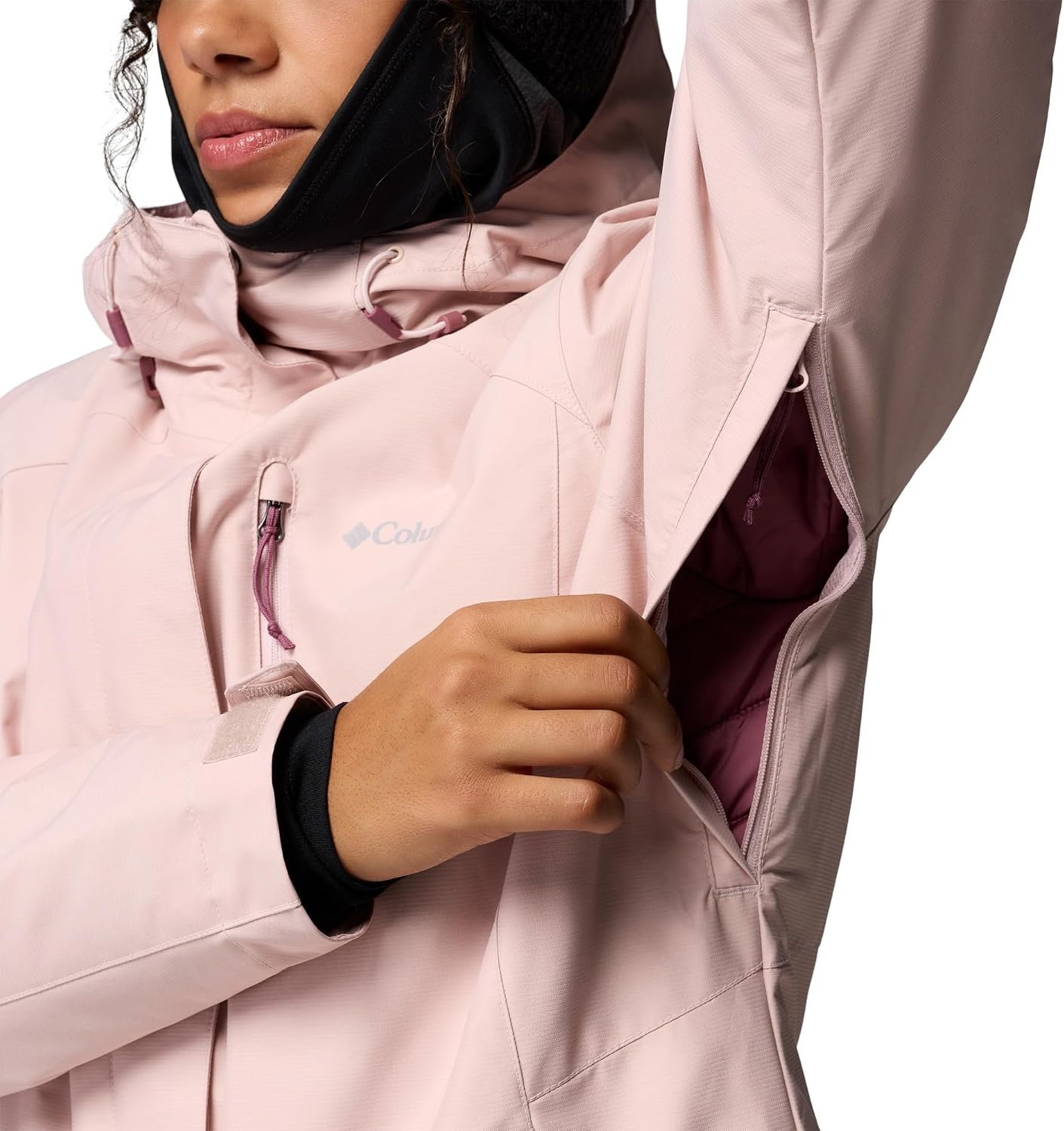 image:imageColumbia Womens Whirlibird V Interchange JacketMineral Pink Cross Dye