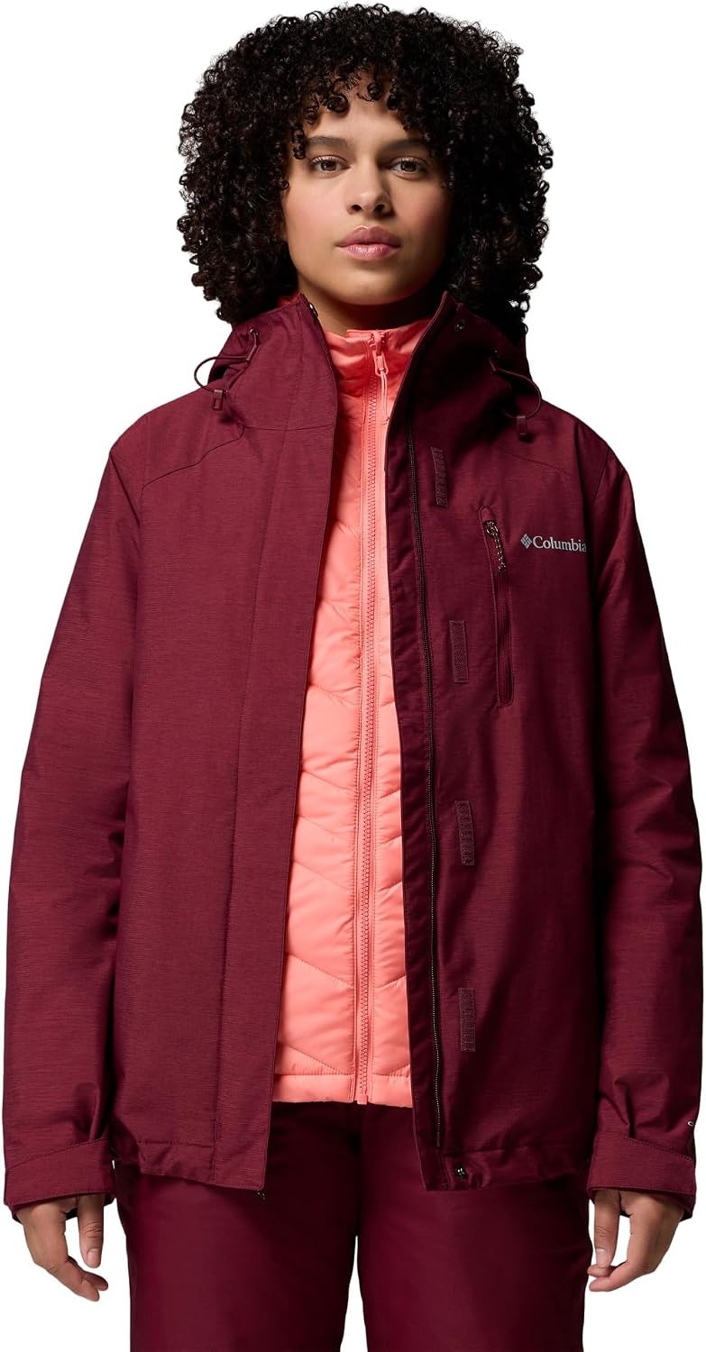 image:imageColumbia Womens Whirlibird V Interchange JacketRich Wine Cross Dye