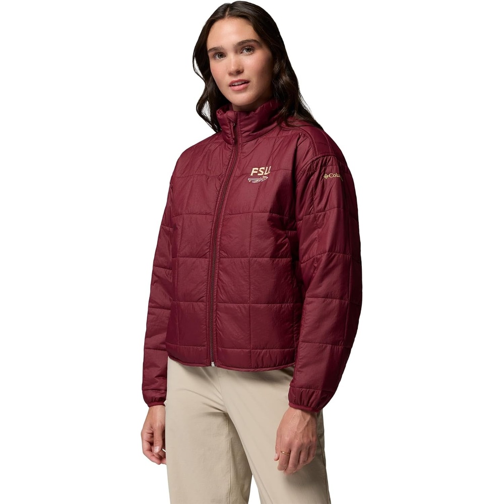 image:imageColumbia Womens Collegiate Sienna Hill Quilted JacketFsu Cabernet