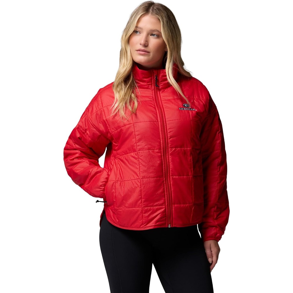 image:imageColumbia Womens Collegiate Sienna Hill Quilted JacketUga Bright Red