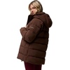 Columbia Amaze Puff Mid Hooded Jacket(Tobacco)