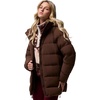 Columbia Amaze Puff Mid Hooded Jacket(Tobacco)