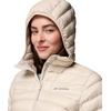 Columbia Women’s Corelite Down Hooded Jacket(Dark Stone)