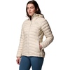 Columbia Women’s Corelite Down Hooded Jacket(Dark Stone)