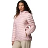 Columbia Women’s Corelite Down Hooded Jacket(Mineral Pink)