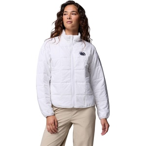 Columbia Women’s Collegiate Sienna Hill Quilted Jacket(Psu – White)