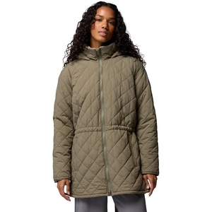 Columbia Women’s Cozy Summit Lined Mid Insulated Jacket(Stone Green)