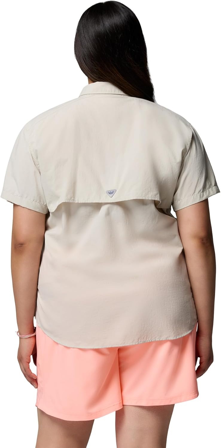 image:imageColumbia Womens PFG Bahama II Short Sleeve Fishing ShirtDark Stone