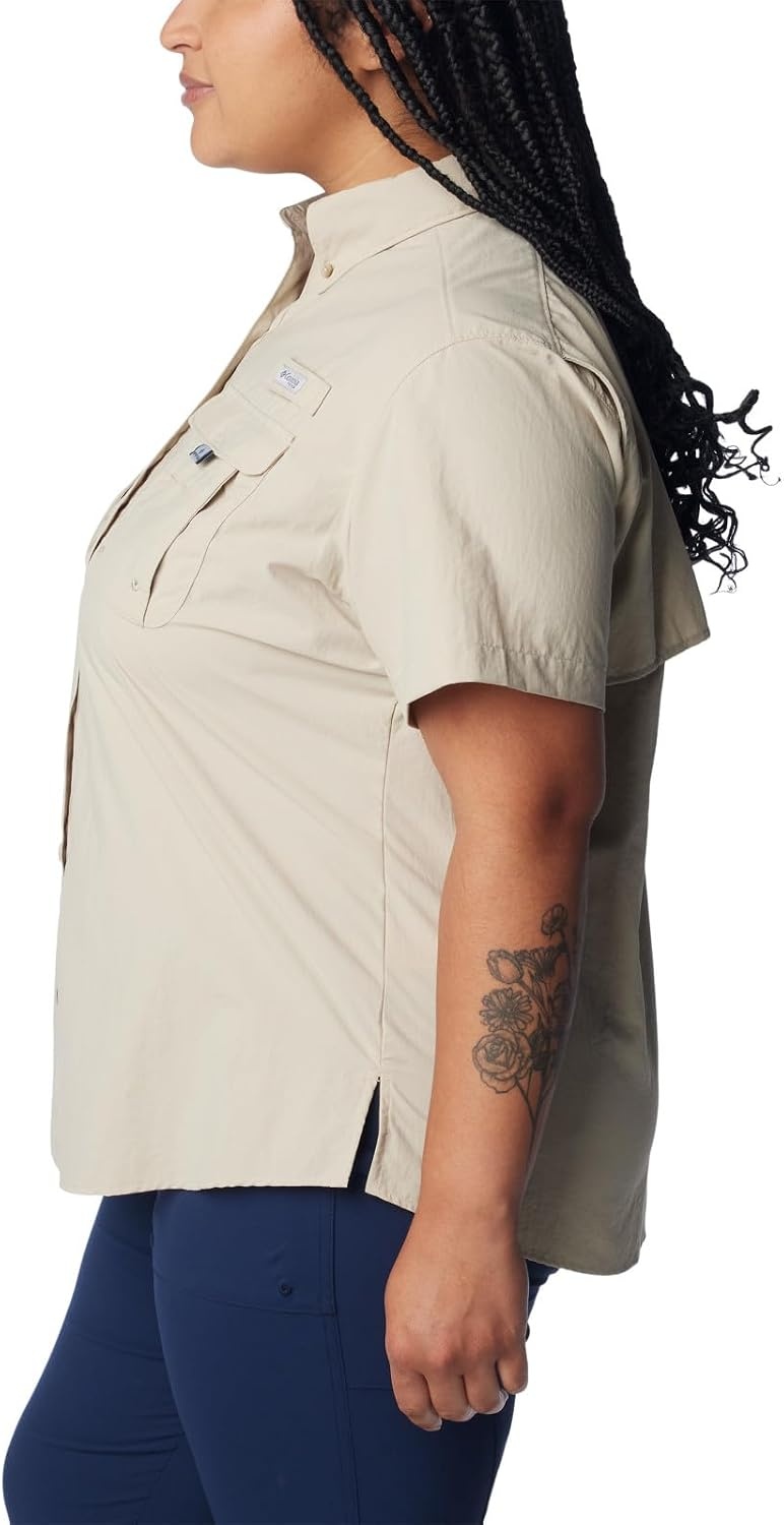 image:imageColumbia Womens PFG Bahama II Short Sleeve Fishing ShirtFossil