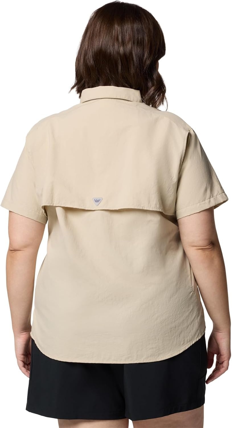 image:imageColumbia Womens PFG Bahama II Short Sleeve Fishing ShirtFossil