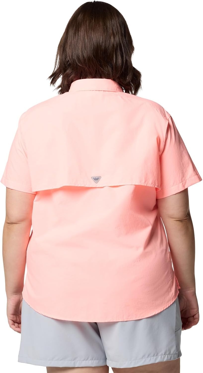 image:imageColumbia Womens PFG Bahama II Short Sleeve Fishing ShirtTiki Pink