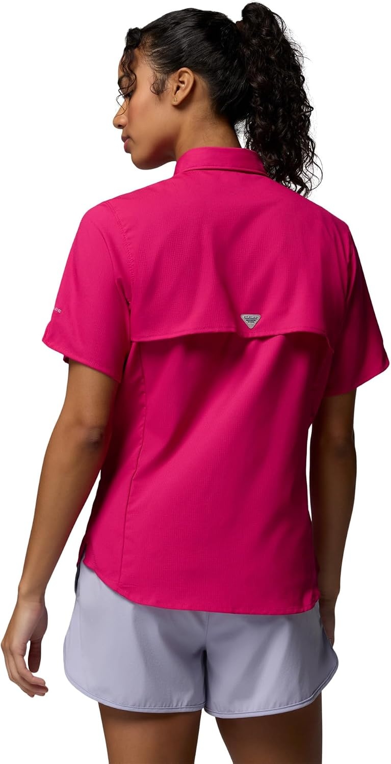 image:imageColumbia Womens PFG Tamiami II Short Sleeve ShirtGuava Pink
