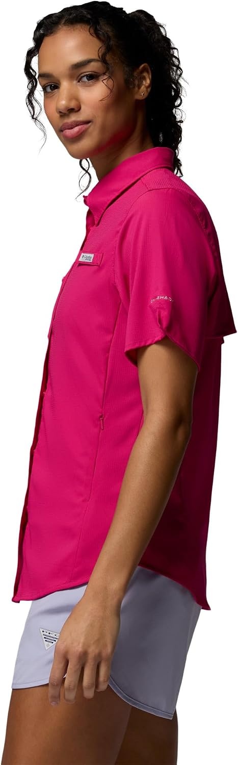 image:imageColumbia Womens PFG Tamiami II Short Sleeve ShirtGuava Pink