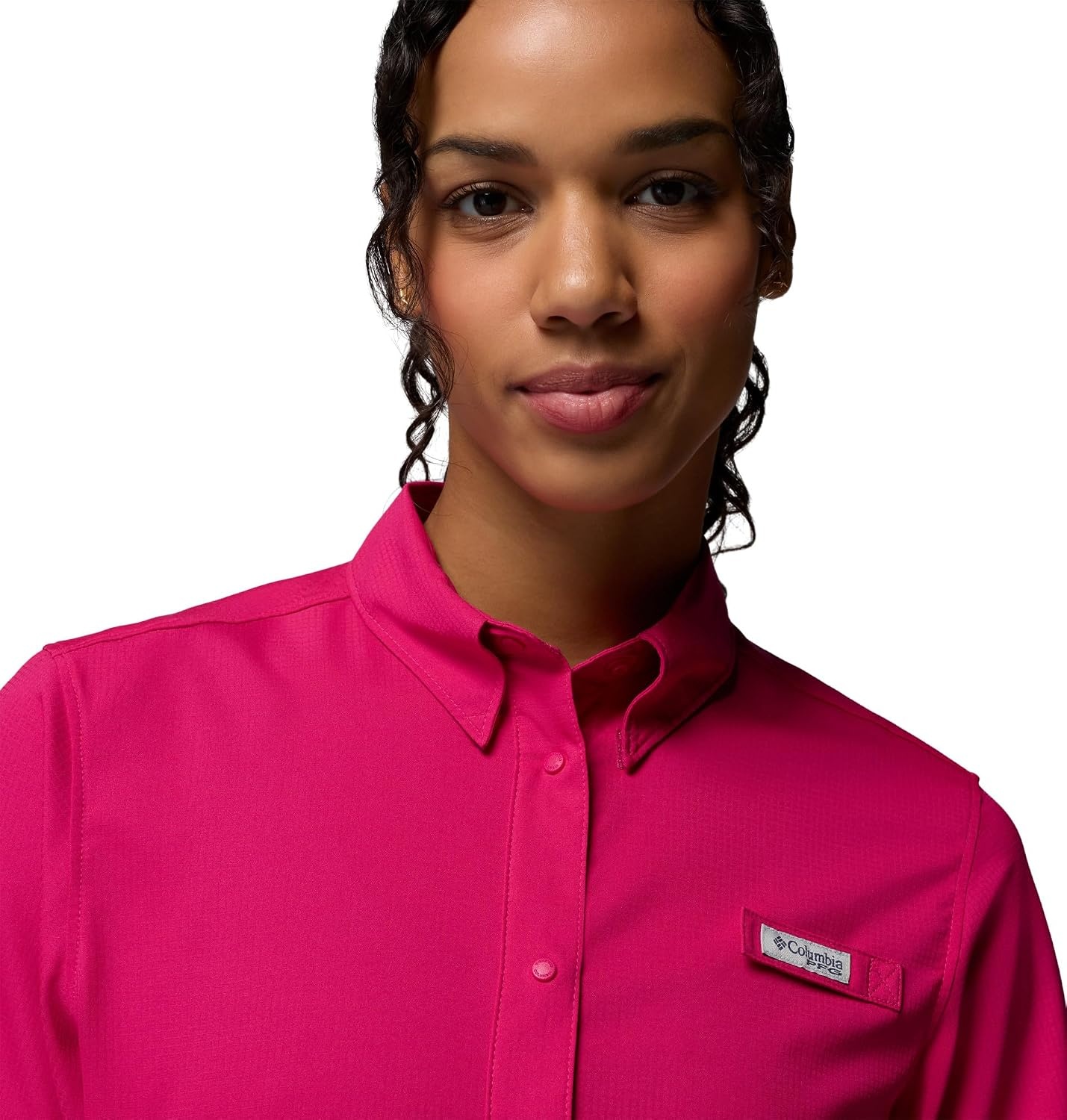 image:imageColumbia Womens PFG Tamiami II Short Sleeve ShirtGuava Pink