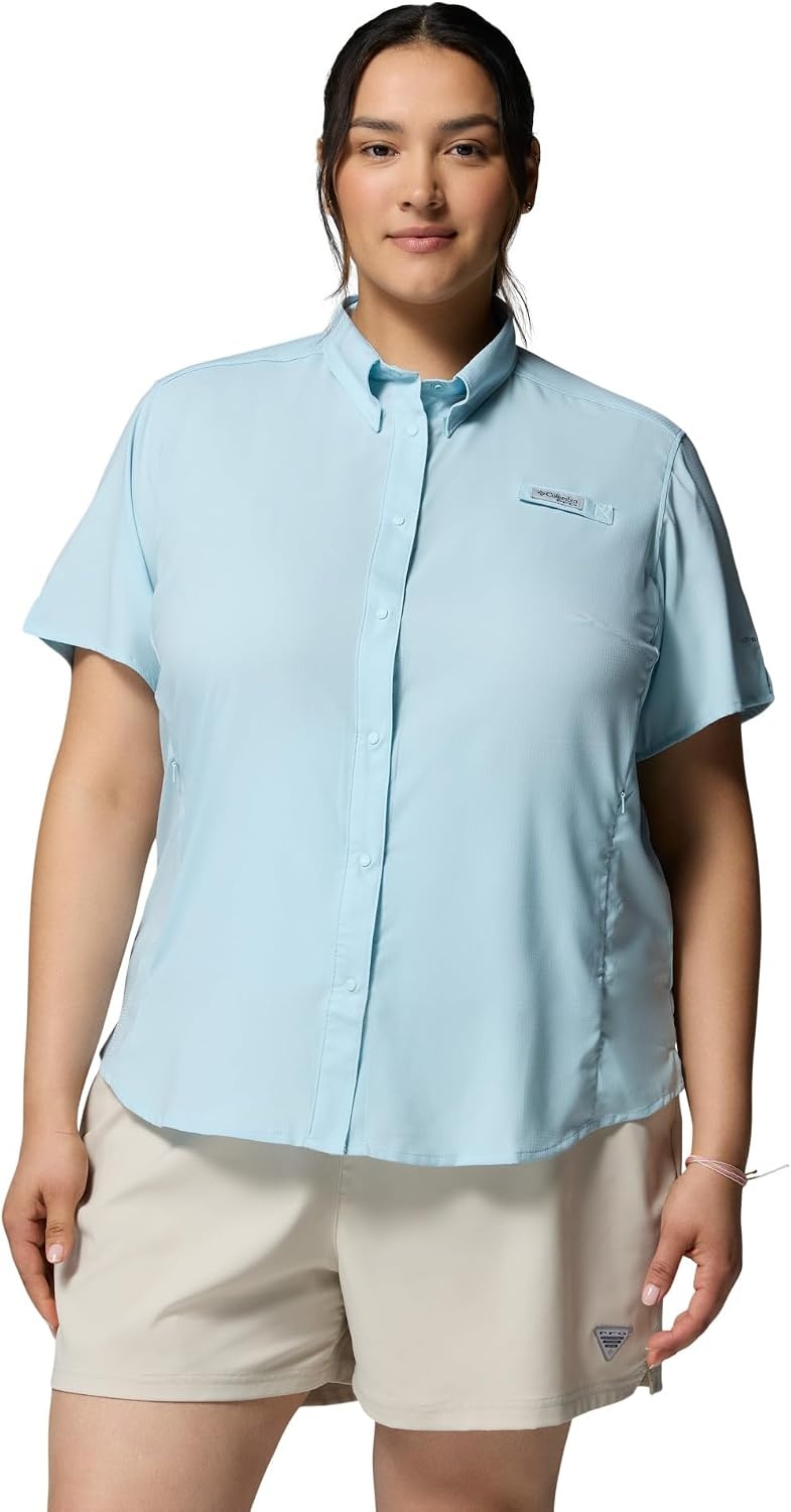 image:imageColumbia Womens PFG Tamiami II Short Sleeve ShirtMarine Light