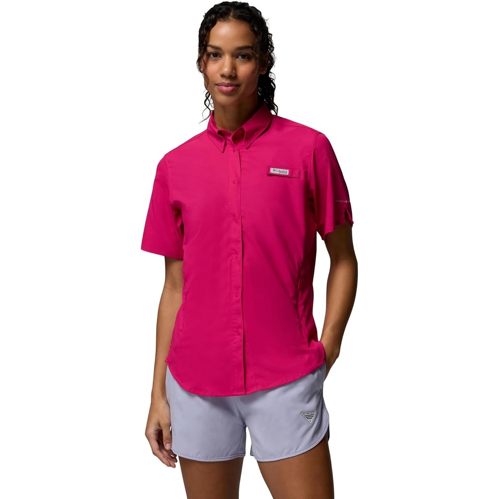 image:imageColumbia Womens PFG Tamiami II Short Sleeve ShirtGuava Pink