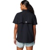 Columbia Women’s PFG Bahama II Short Sleeve Fishing Shirt(Black)