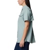 Columbia Women’s PFG Bahama II Short Sleeve Fishing Shirt(Crushed Blue)