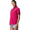Columbia Women’s PFG Bahama II Short Sleeve Fishing Shirt(Guava Pink)