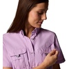Columbia Women’s PFG Bahama II Short Sleeve Fishing Shirt(Hydrangea)