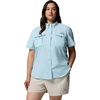 Columbia Women’s PFG Bahama II Short Sleeve Fishing Shirt(Marine Light)