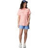 Columbia Women’s PFG Bahama II Short Sleeve Fishing Shirt(Tiki Pink)