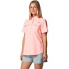 Columbia Women’s PFG Bahama II Short Sleeve Fishing Shirt(Tiki Pink)