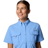 Columbia Women’s PFG Bahama II Short Sleeve Fishing Shirt(White Cap)