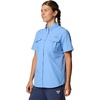 Columbia Women’s PFG Bahama II Short Sleeve Fishing Shirt(White Cap)