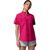 Columbia Women’s PFG Bahama II Short Sleeve Fishing Shirt(Guava Pink)
