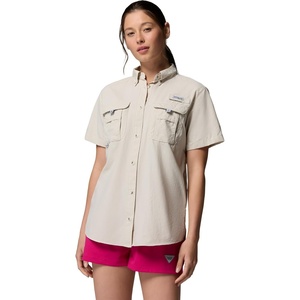 Columbia Women’s PFG Bahama II Short Sleeve Fishing Shirt(Dark Stone)