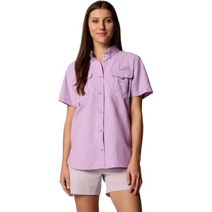 Columbia Women’s PFG Bahama II Short Sleeve Fishing Shirt(Hydrangea)