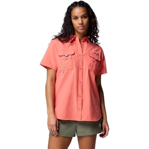 Columbia Women’s PFG Bahama II Short Sleeve Fishing Shirt(Melonade)