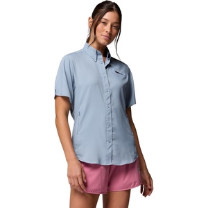 Columbia Women’s PFG Tamiami II Short Sleeve Shirt(Dockside Blue)