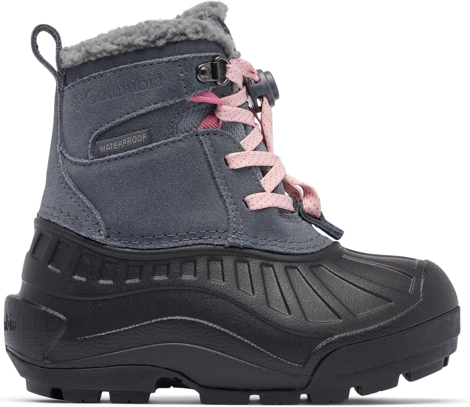image:imageColumbia Kids Youth Powderbug Alpine Waterproof ToddlerLittle KidBig KidGraphitePink Haze