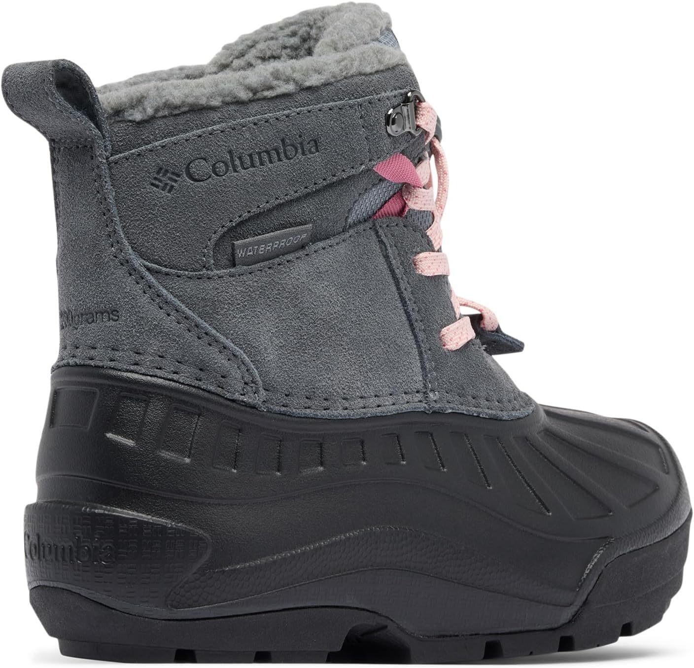 image:imageColumbia Kids Youth Powderbug Alpine Waterproof ToddlerLittle KidBig KidGraphitePink Haze