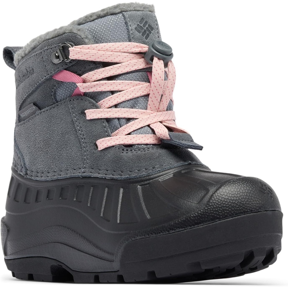 image:imageColumbia Kids Youth Powderbug Alpine Waterproof ToddlerLittle KidBig KidGraphitePink Haze