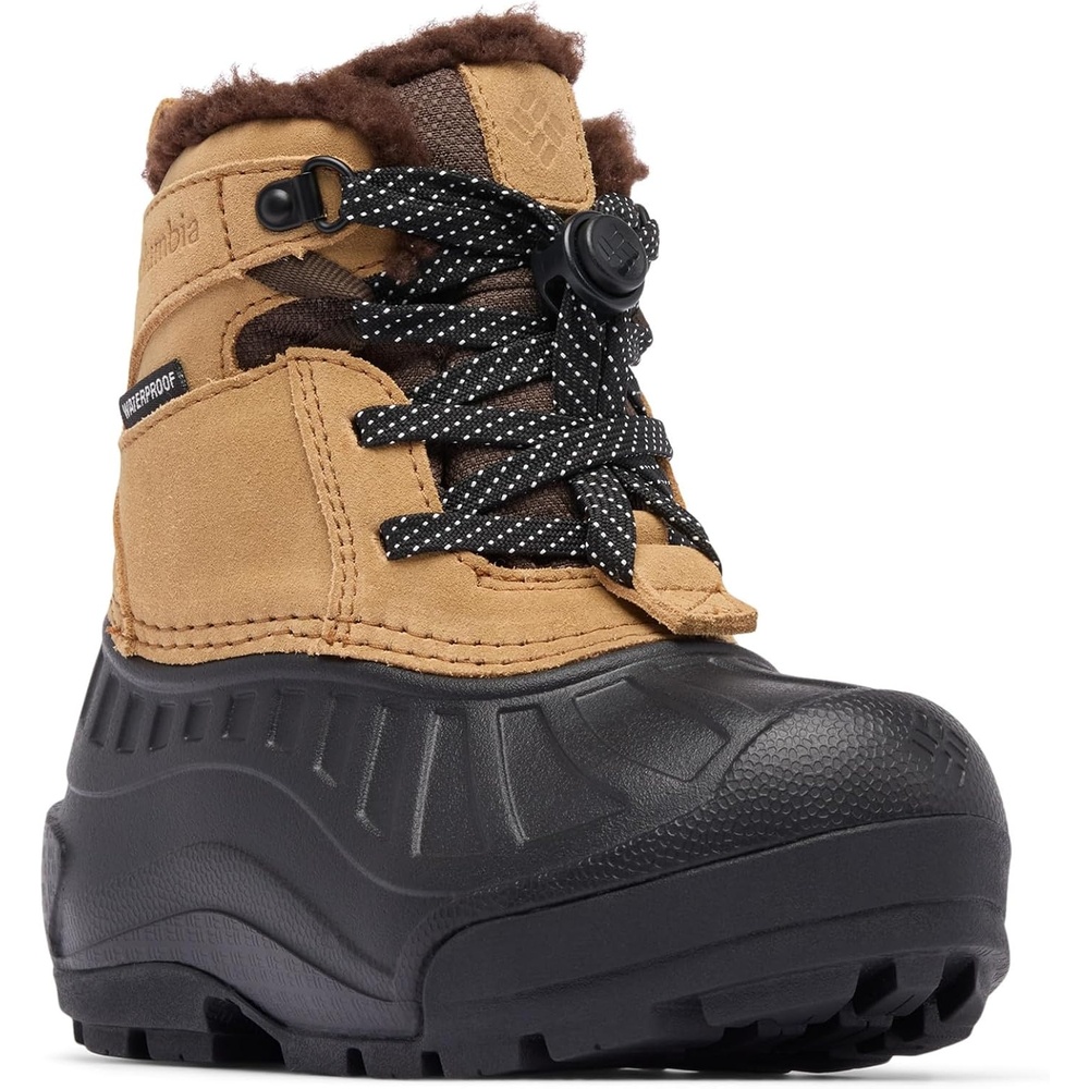 image:imageColumbia Kids Youth Powderbug Alpine Waterproof ToddlerLittle KidBig KidSaharaBlack