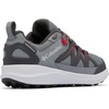 Columbia Kids Peakfreak Rush Waterproof (Little Kid/Big Kid)(Titanium Grey Steel/Mountain Red)