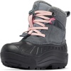 Columbia Kids Youth Powderbug Alpine Waterproof (Toddler/Little Kid/Big Kid)(Graphite/Pink Haze)