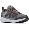 Columbia Kids Peakfreak Rush Waterproof (Little Kid/Big Kid)(Titanium Grey Steel/Mountain Red)