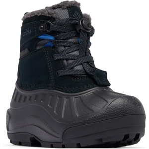 Columbia Kids Youth Powderbug Alpine Waterproof (Toddler/Little Kid/Big Kid)(Dark Grey/Mountain Blue)